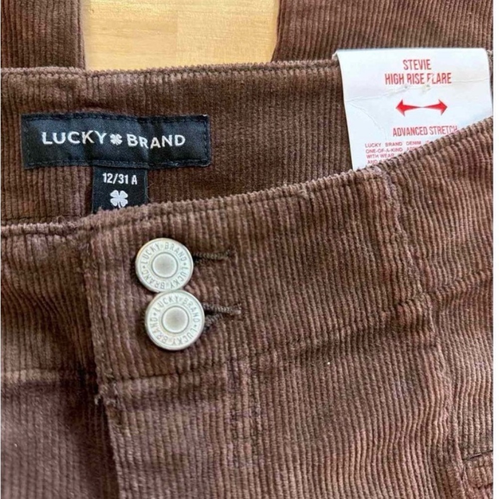 Lucky Brand Stevie High Rise Flare Brown Women's Jeans 12 NWT - Picture 9 of 9